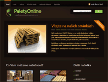 Tablet Screenshot of paletyonline.cz